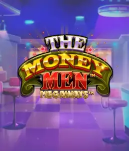 Immerse yourself the exciting world of The Money Men Megaways game by Pragmatic Play, showcasing a vibrant logo with sparkling stars set against a stylish casino setting. This image captures the excitement and glamour of Megaways slots with its eye-catching ambiance and design. Great for casino enthusiasts seeking Vegas-style excitement. 